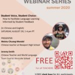 Sixth Summer Webinar: Student Voice, Student Choice - How to Facilitate Language Learning Informed by Student Feedback